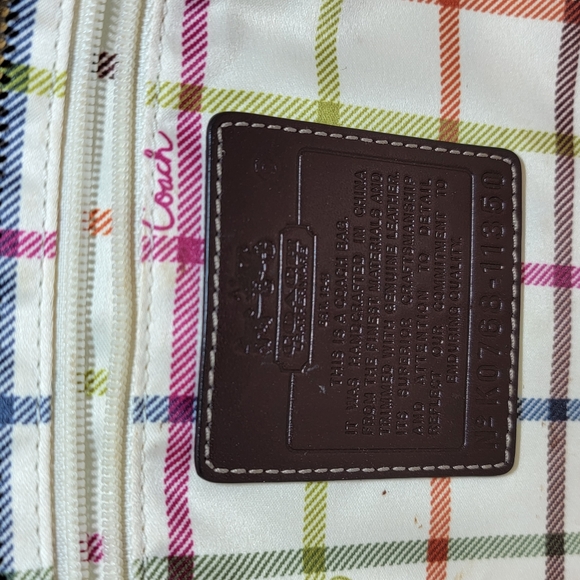 Coach Drawstring Signature Drawstring Carryall Shoulder Bag - Brown - Picture 7 of 11